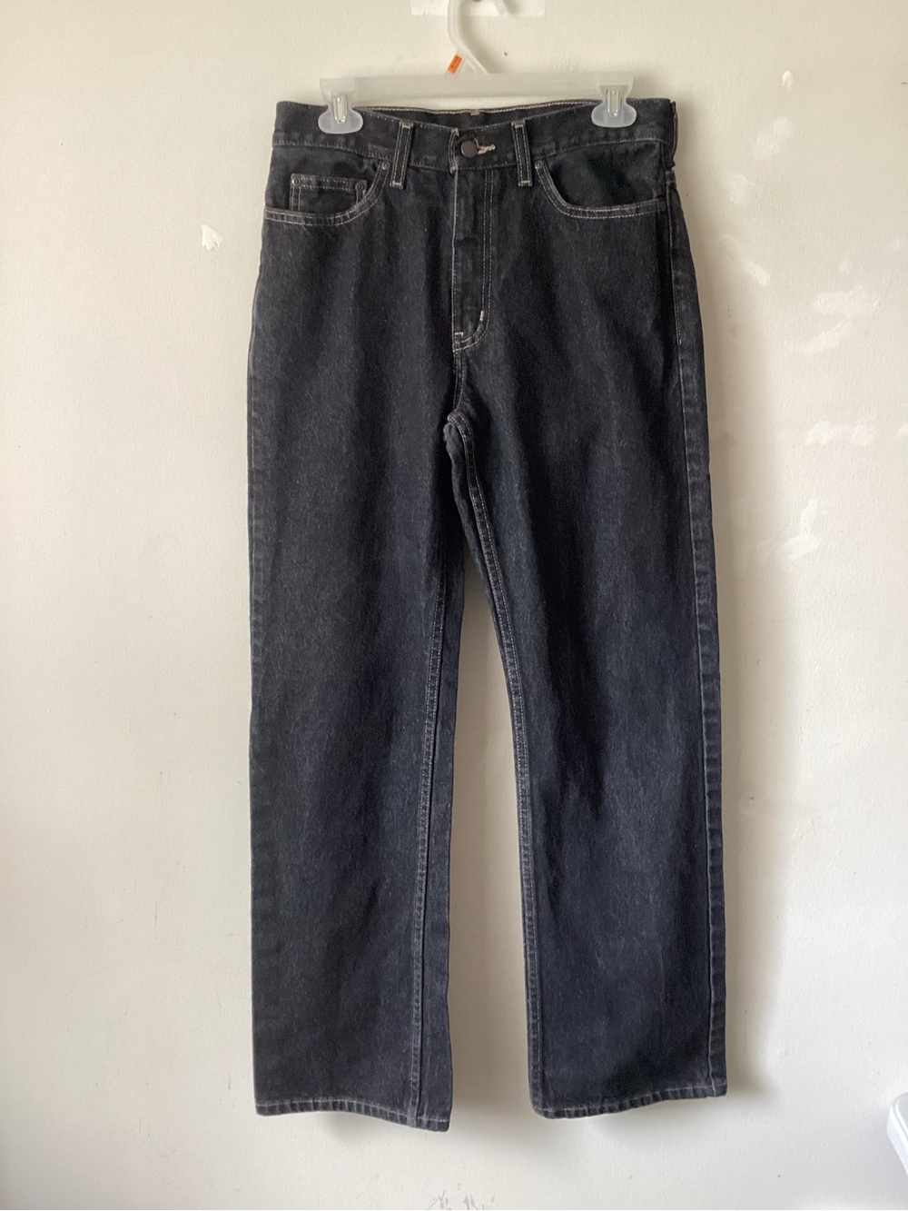 Unbranded Men's Black Straight-Leg Jeans